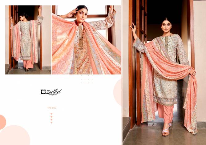 Zulfat Kavya Casual Wear Wholesale Cotton Dress Material Collection